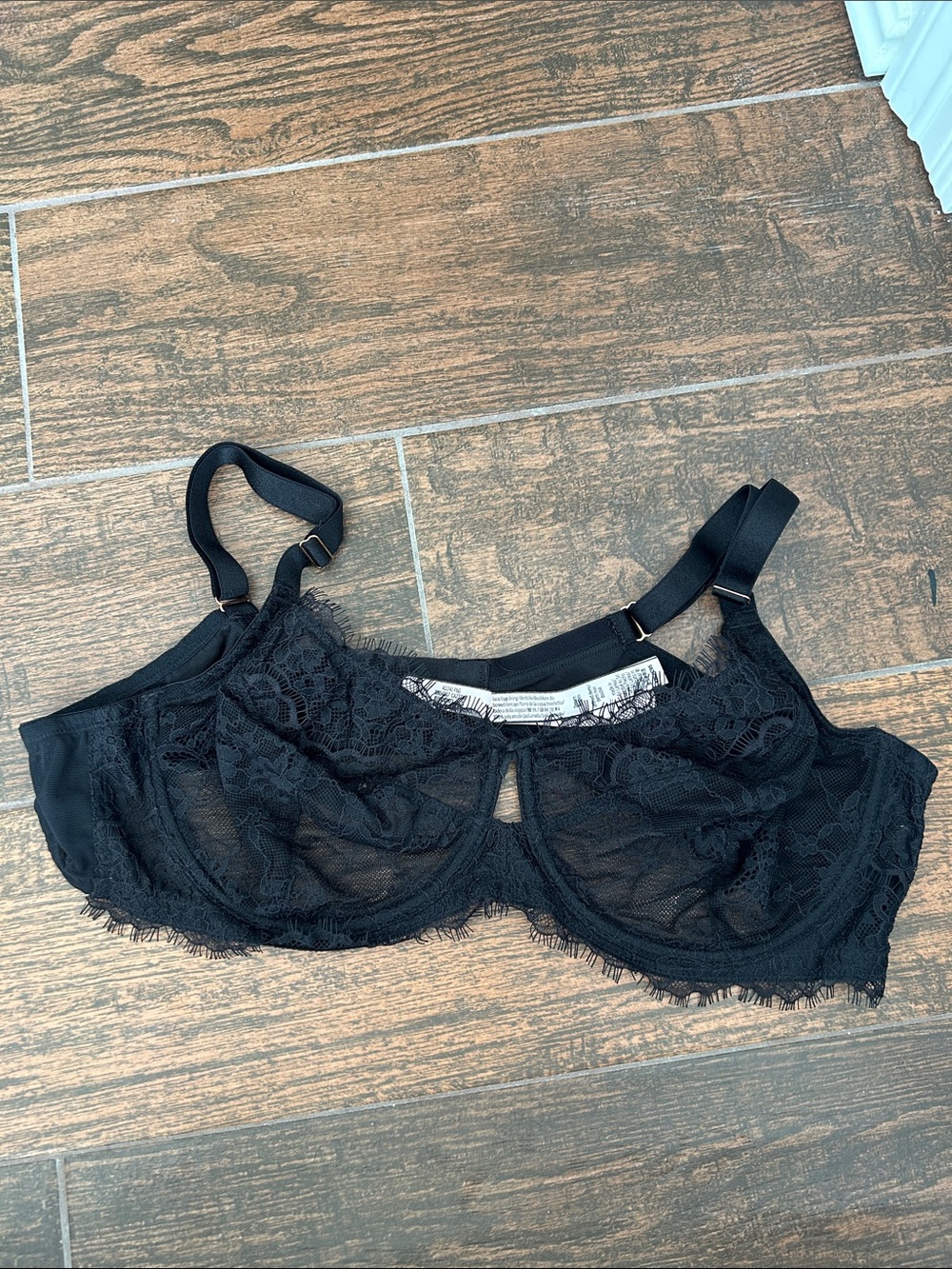 Victoria's Secret Black Lace Underwire Bra